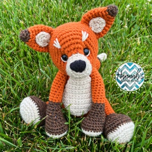 Tod the Fox Crochet PDF PATTERN ONLY; Digital File