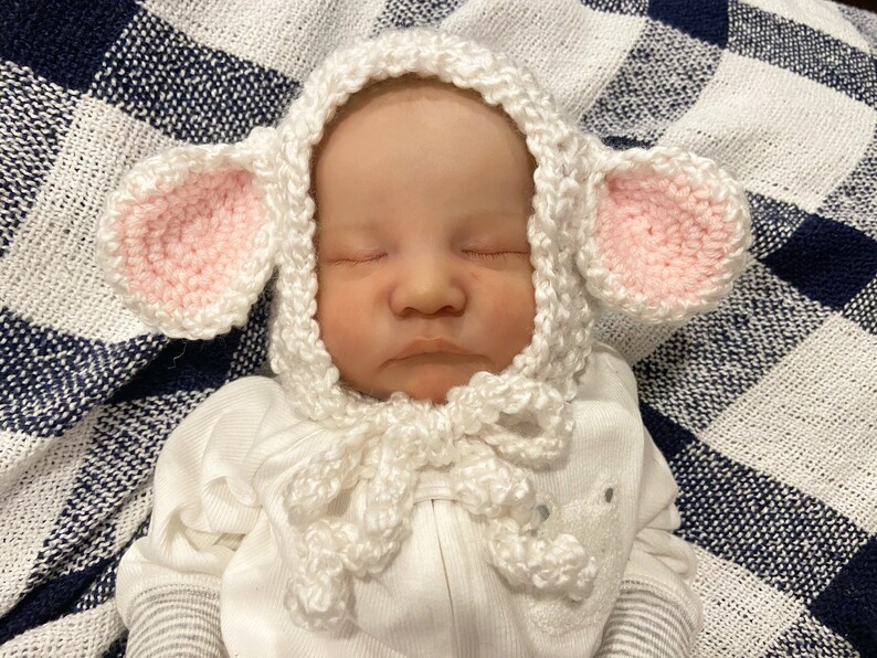 Lamb Ear Crochet Pattern PDF Newborn Etsy