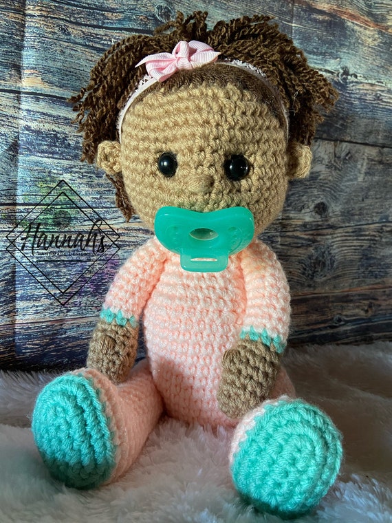 amigurumi doll pacifier baby