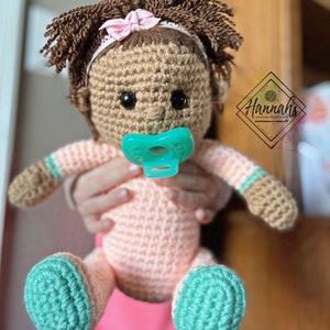 Binky Baby Crochet PDF Pattern ONLY, Amigurumi, Crochet, Pattern