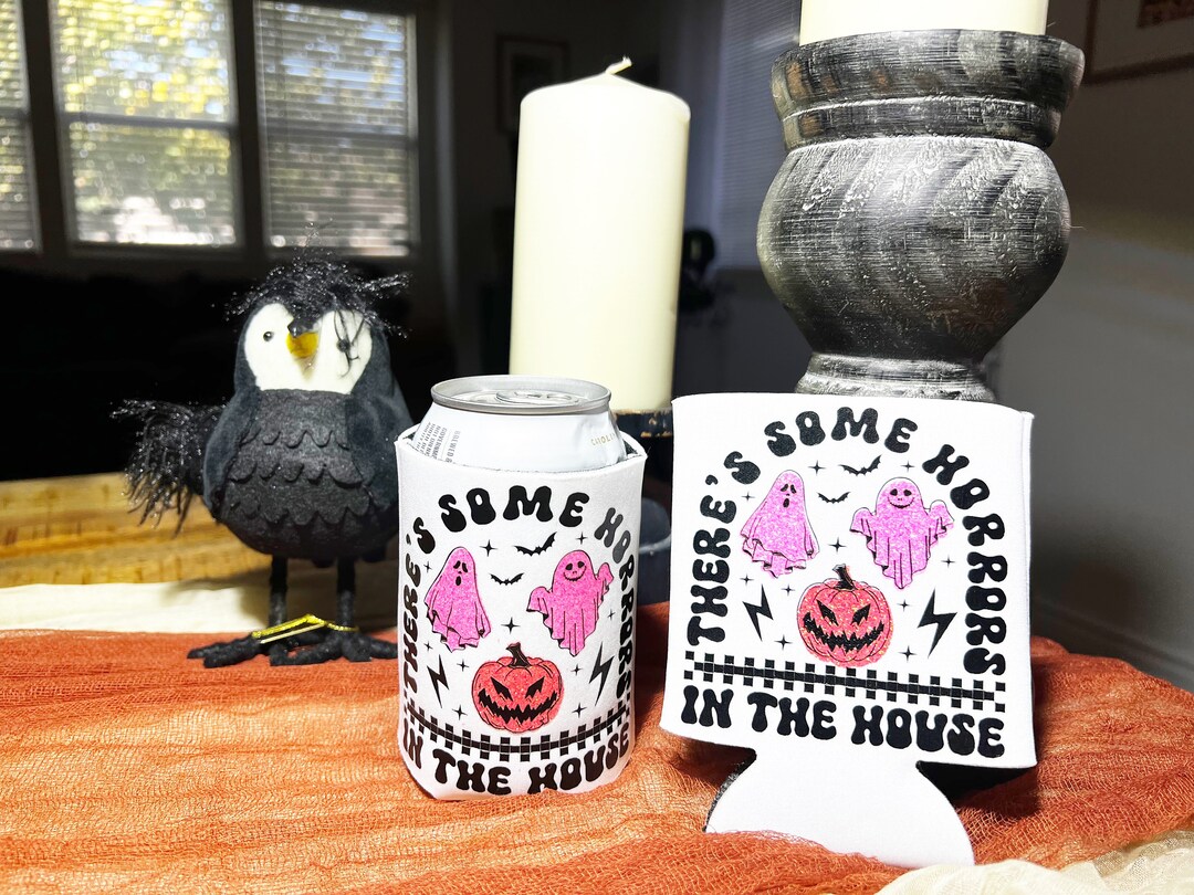 Halloween Koozies Halloween Can Coolers Halloween Party Etsy