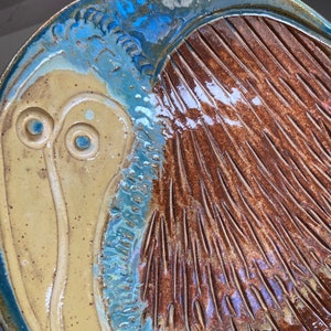 Baby Pelican Tray | Hand-carved Pelican serving tray | Colorful Pelican Platter