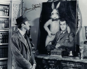 James Stewart "HARVEY" 8x10 Autographed Photo Copy