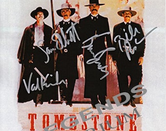 Tombstone 8" x 10"  AUTOGRAPHED REPRINT Color Movie Poster