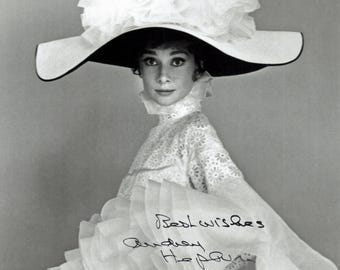 Audrey Hepburn 8"x10" Autographed Photo Copy