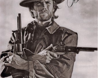 Clint Eastwood OUTLAW JOSEY WALES Autographed Photo Copy