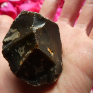 LOVING STRANGERS/ iMPRESSIVE Quircky Enchanting Unique FLINT Stone/ One Of A Kind/ Protection, Shamanism, Fairies, Working With Elementals