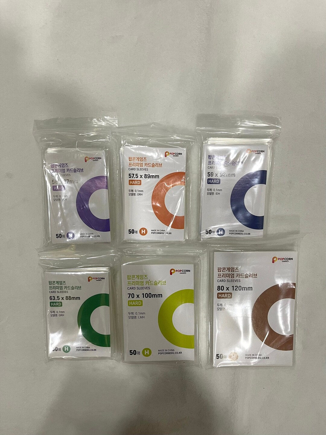 Popcorn Games Card Sleeves Kpop Photocard Sleeves Trading Card Sleeves Card Sleeves Kpop