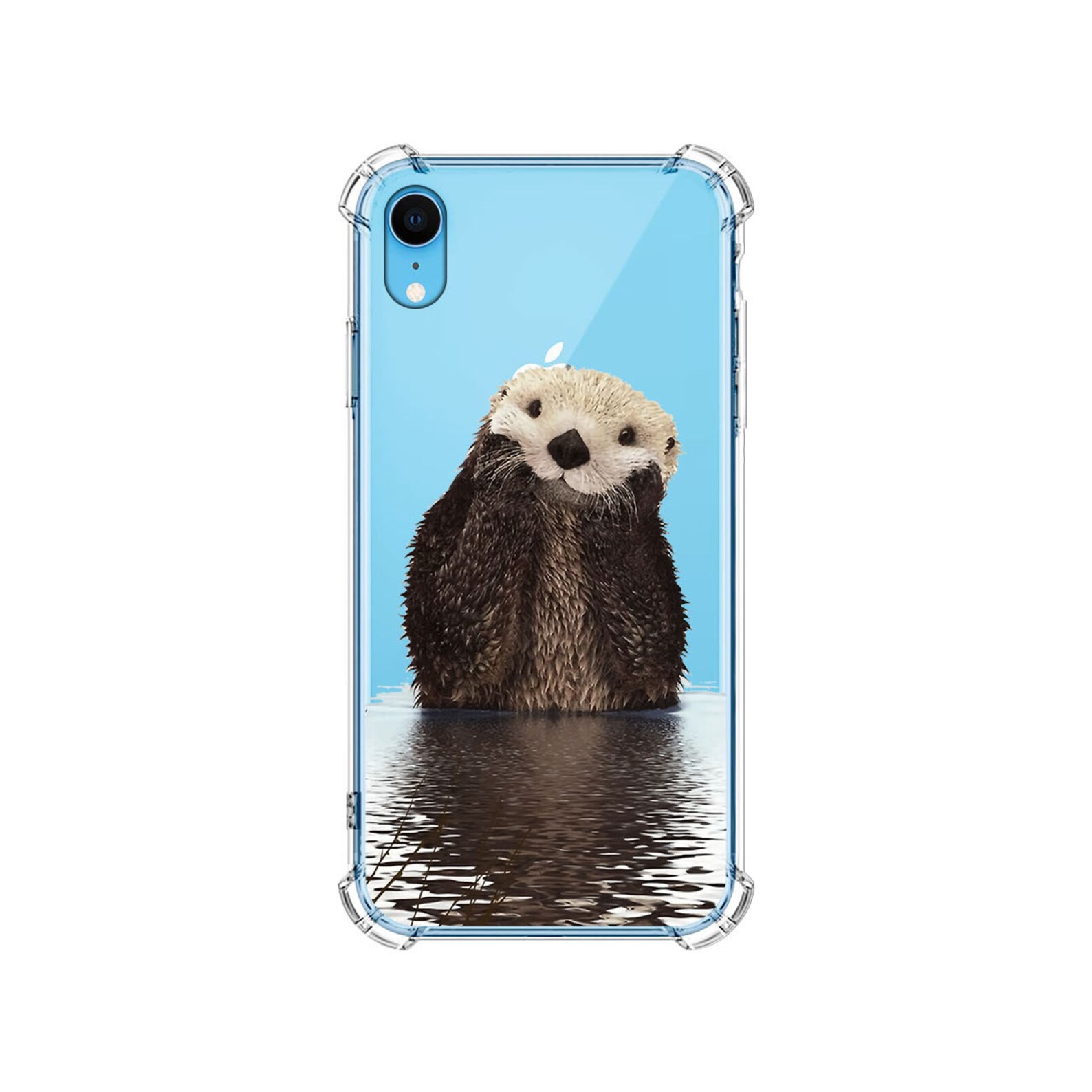 Iphone Case Adorable Smiling Otter in Lake Soft TPU Etsy
