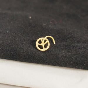 Tinny Nose Stud Gold Nose Piercing Indian Nose Stud Small Nose Stud Gold Nose Stud Gift For Her Crock Screw Nose Stud Twist Nose Stud
