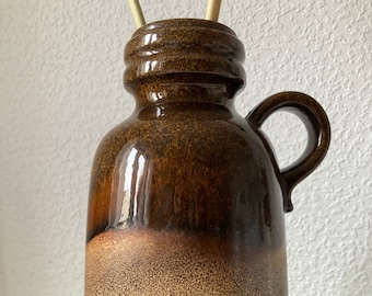 Scheurich Vase West German Ceramic Vintage 70s Boho 413-26