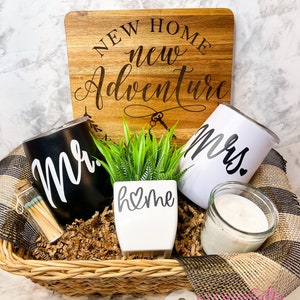 Couples New Home Realtor Gift, Closing gift, Housewarming Gift
