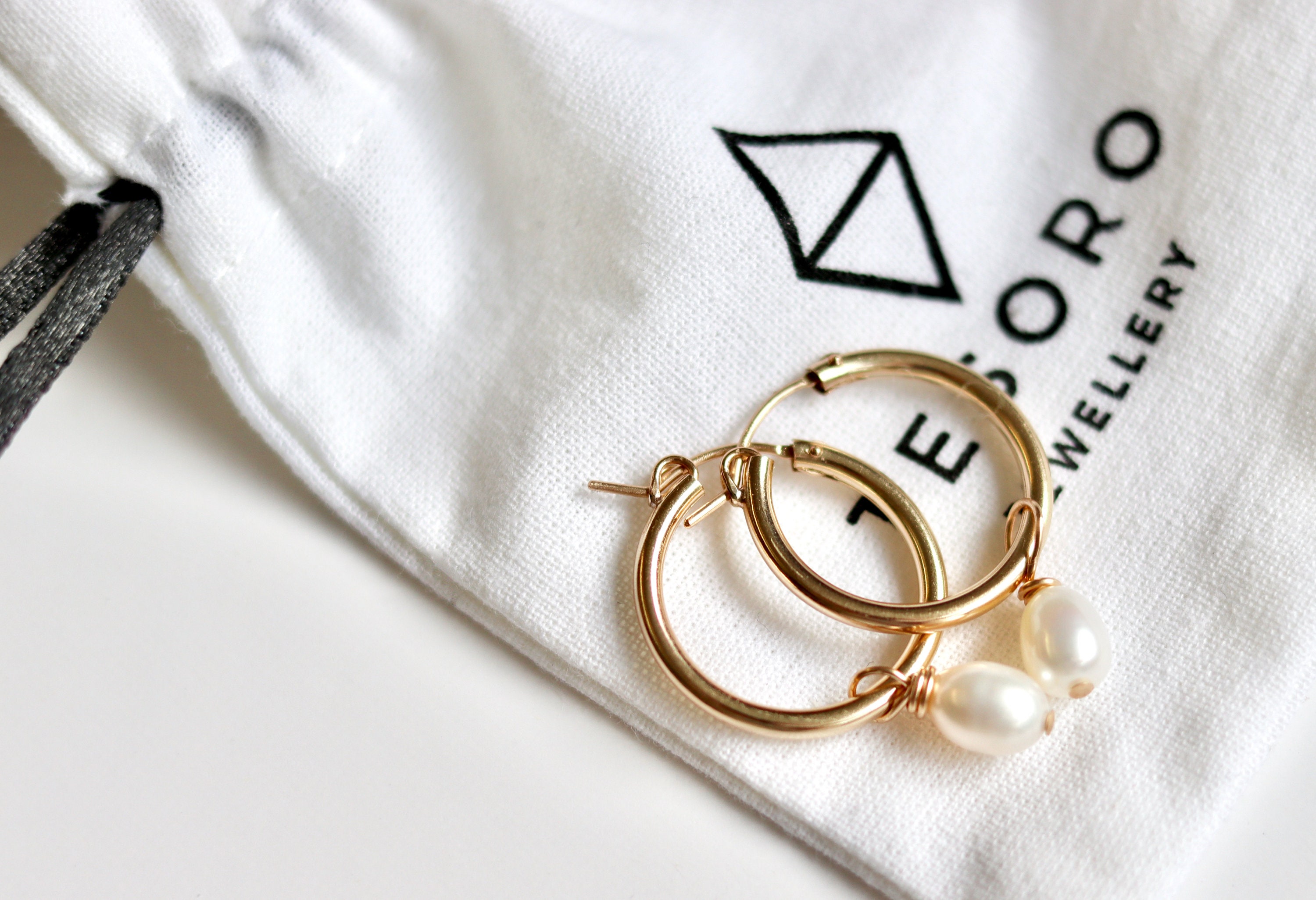 Marni Hoops 14K Gold Filled Earrings · Chubby Delicate Boho