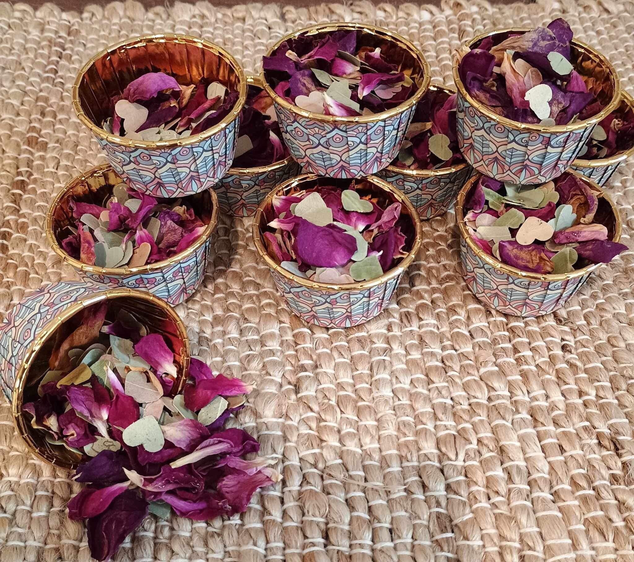 Gum Leaf Confetti Handpunched Hearts 100 Biodegradable Etsy Australia