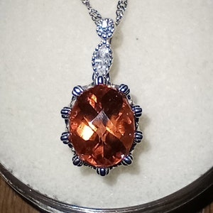 Of Rare Fire Madeira Citrine Necklace