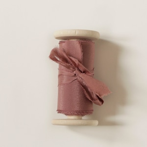 mauve taupe silk ribbon,brownish pink ribbon,hand dyed,pink ribbon,mauve silk ribbon,bouquet ribbon,wedding silk ribbon,invitation ribbon