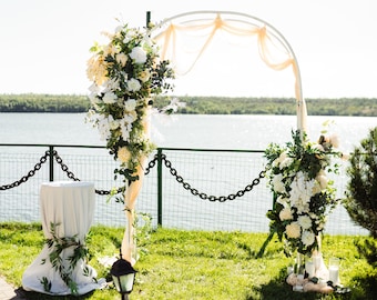 Boho wedding arch cloth,Sand ceremony beach Wedding Arch,wedding drapery,wedding arch fabric,Wedding arch decor, Altar decor draping fabric