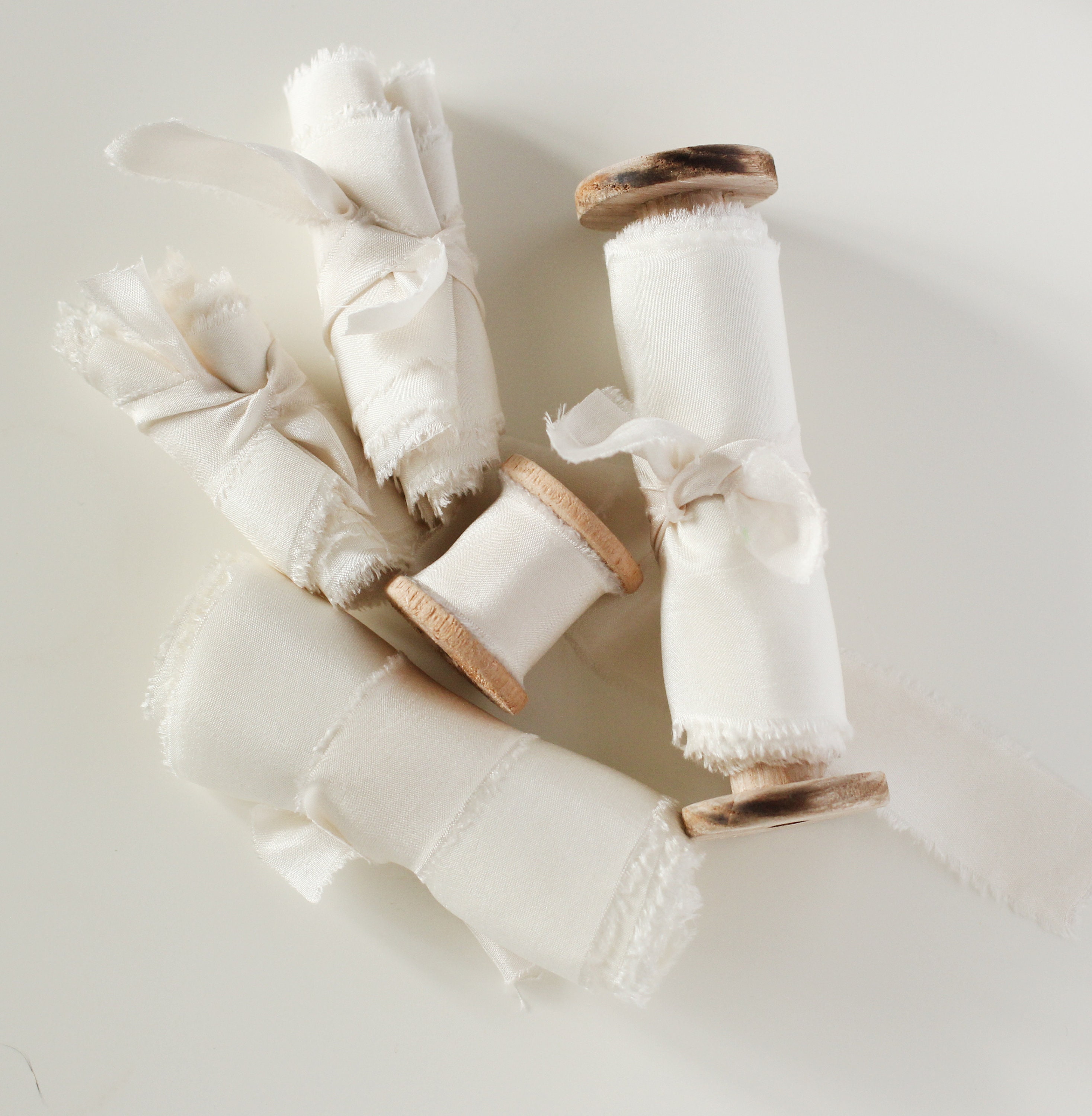 ivory silk ribbon,wedding silk ribbon,hand dyed silk ribbon,silk ribb…