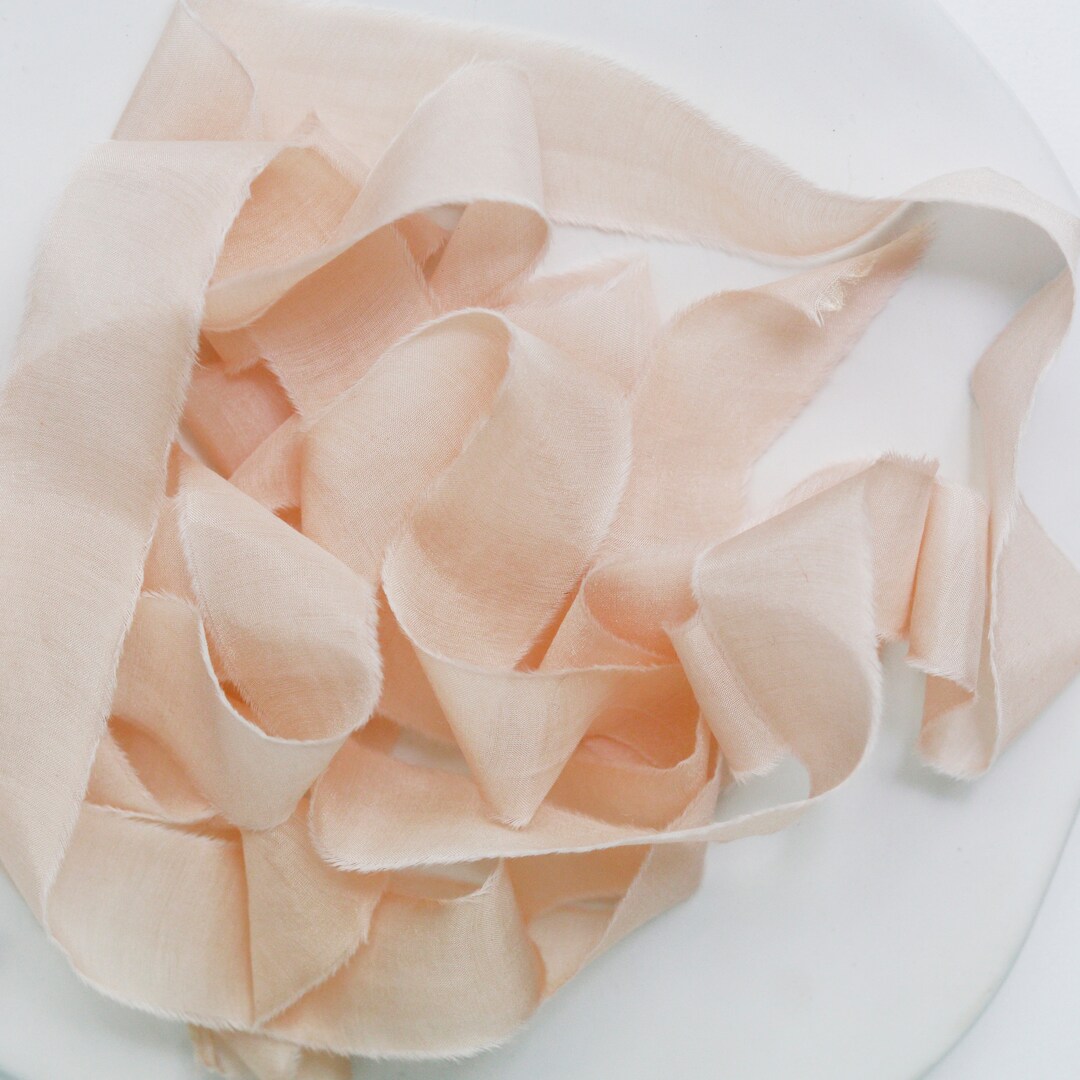 PEACH Cotton Ribbon,ribbon Peach Bridesmaid Ribbon Wedding Twine Ribbon ...