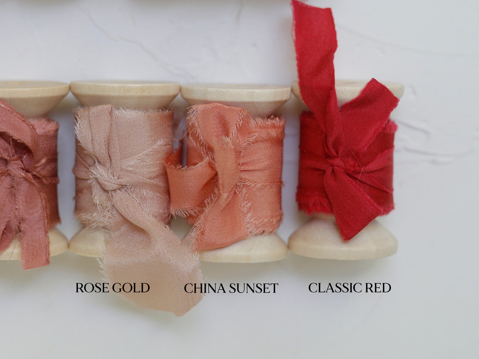 Hand Torn Silk Ribbon: Pink Wedding Ribbon for Bouquets and Invitations ...