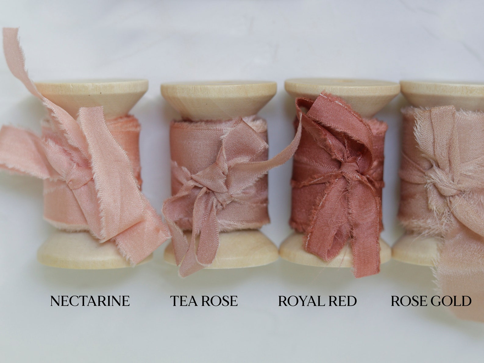 Hand Torn Silk Ribbon: Pink Wedding Ribbon for Bouquets and Invitations ...