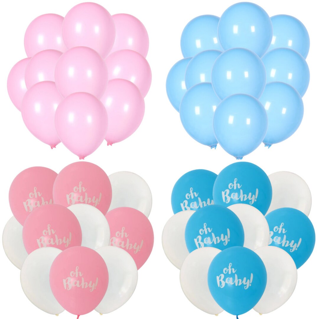 Latexballons It's A Girl Baby 5 Stück, Latexballons Zu Geburt, Taufe