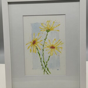 Daisy Bouquet Original Watercolor Painting