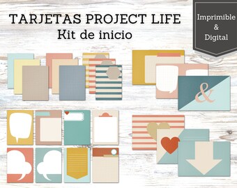Project life journaling cards, Project life cards, printable journaling cards, digital cards, printable project life cards, Goodnotes