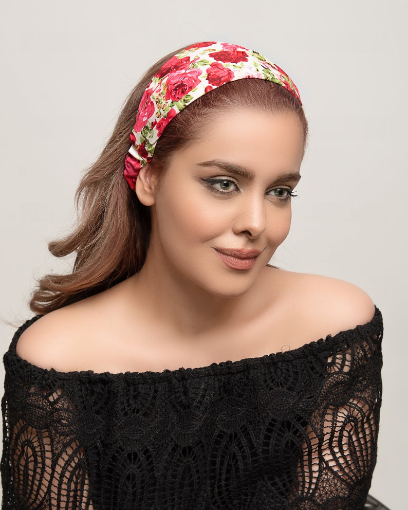 Multi Style Stretch Headband Bandana Black Headband Head Wrap Etsy