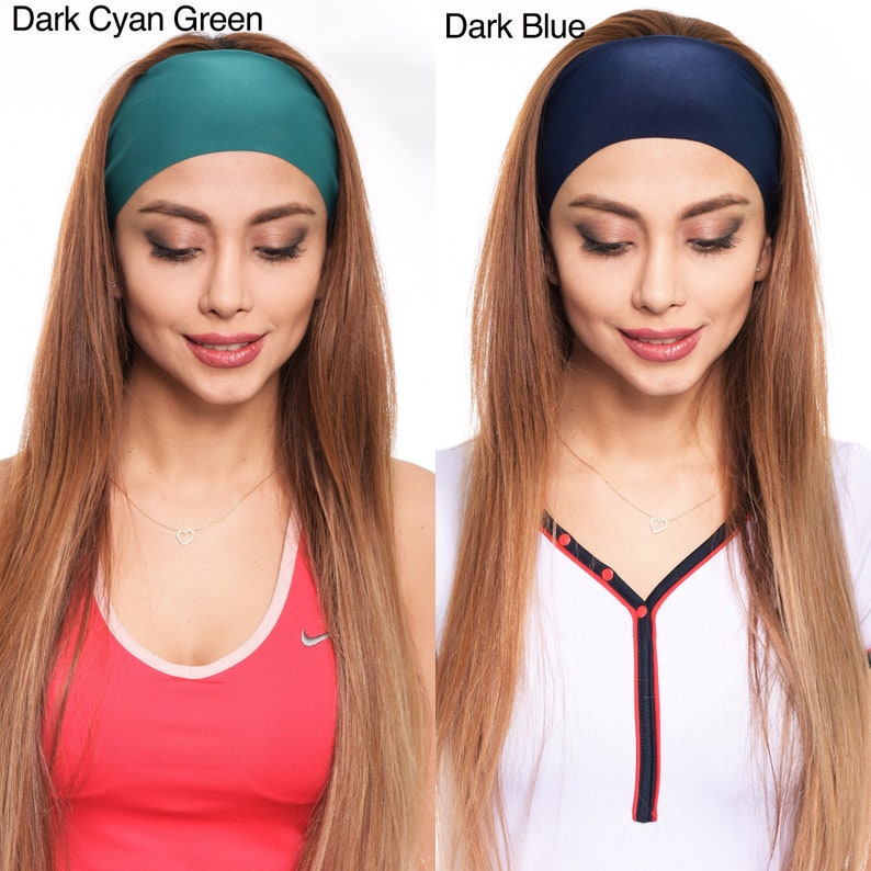 Stretch headband 18 colors yellow headband head wrap headbands Etsy