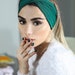 Multi style stretch headband 11 colors green headband head wrap headbands for women tie dye headband sports headband women's headband gifts 