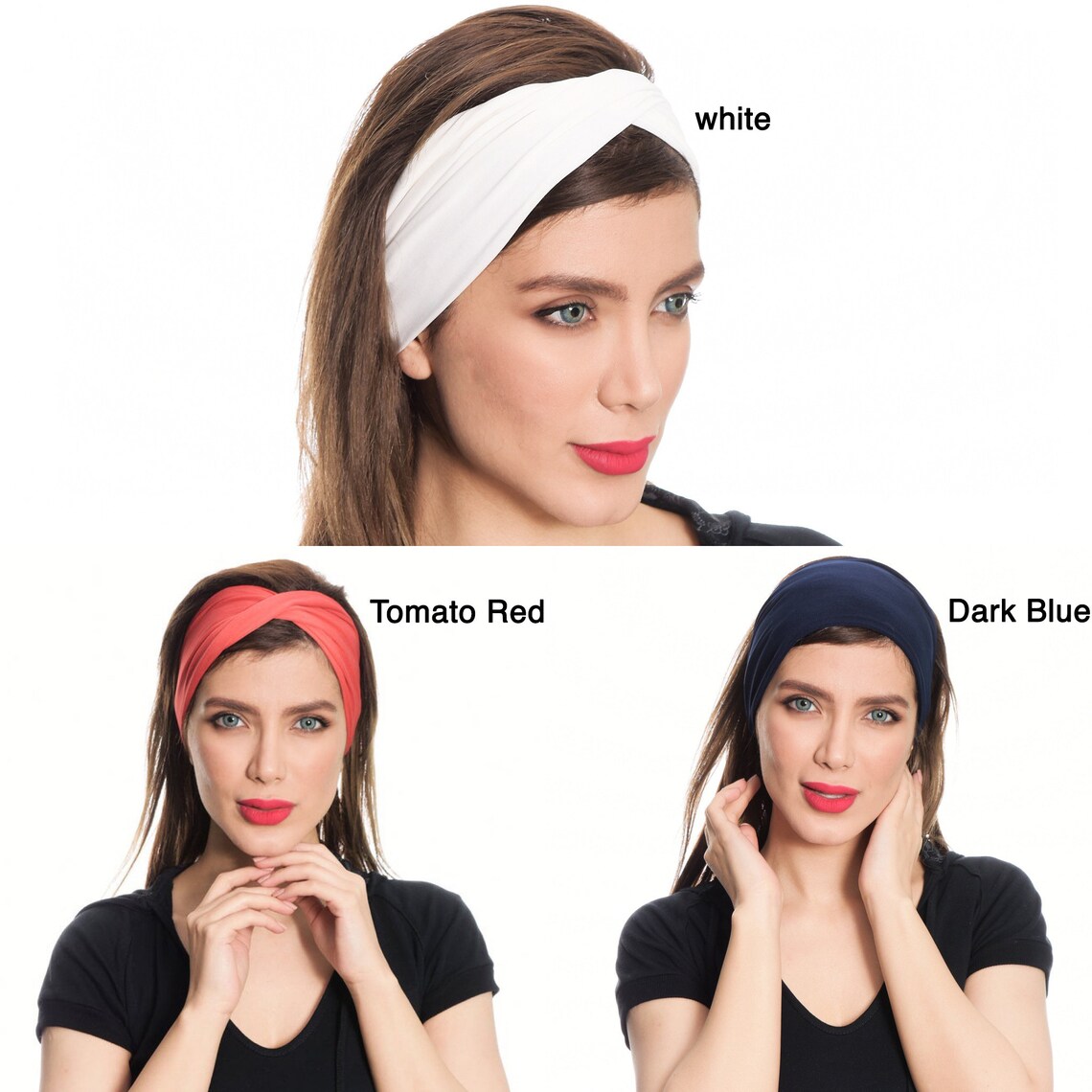 Unisex Headbands 11 Colors Women Black Headband Man Headband Etsy