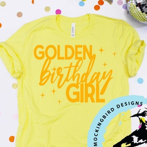 Digital Golden Birthday Girl and Boy SVG, aniversário svg, aniversário dourado svg, aniversariante svg, aniversariante svg, camisa de aniversário, dourado svg