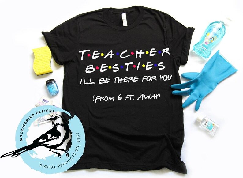 Download Digital Teacher Besties Friends I'll be There For You svg | Etsy