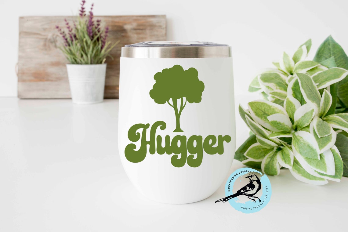 Digital Tree Hugger SVG Design Earth Day Svg Earth Day Etsy