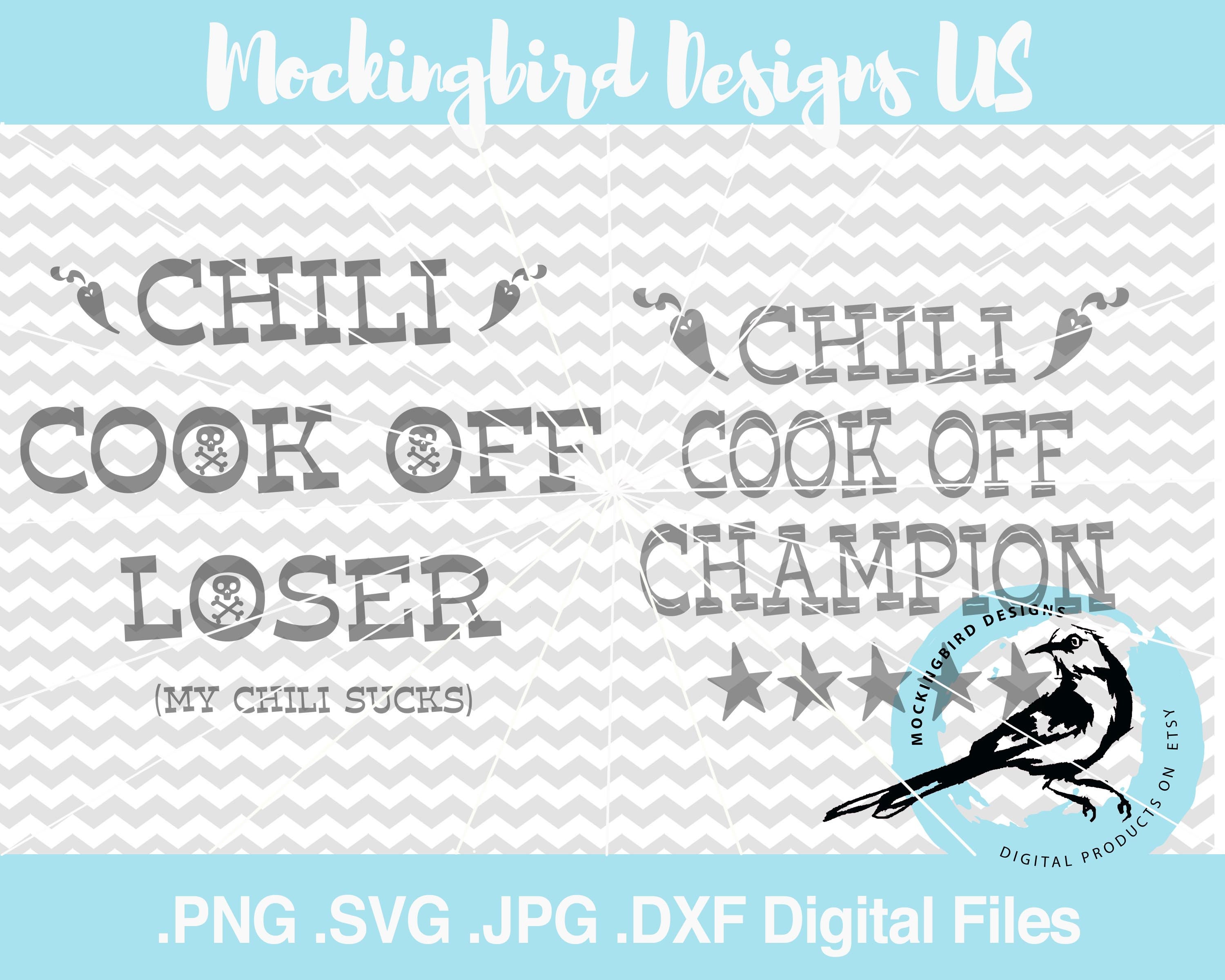 Chili Svg Chili Cook off Winner and Chili Cook off Loser Svg Etsy