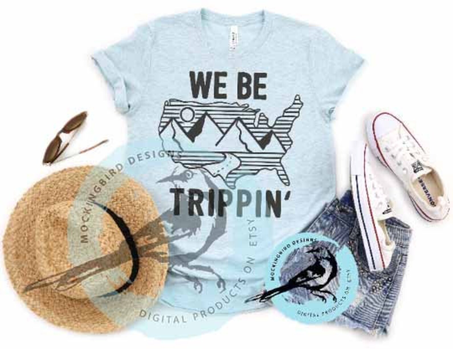 Digital We Be Trippin' Svg Travel Svg Trippin Svg Etsy