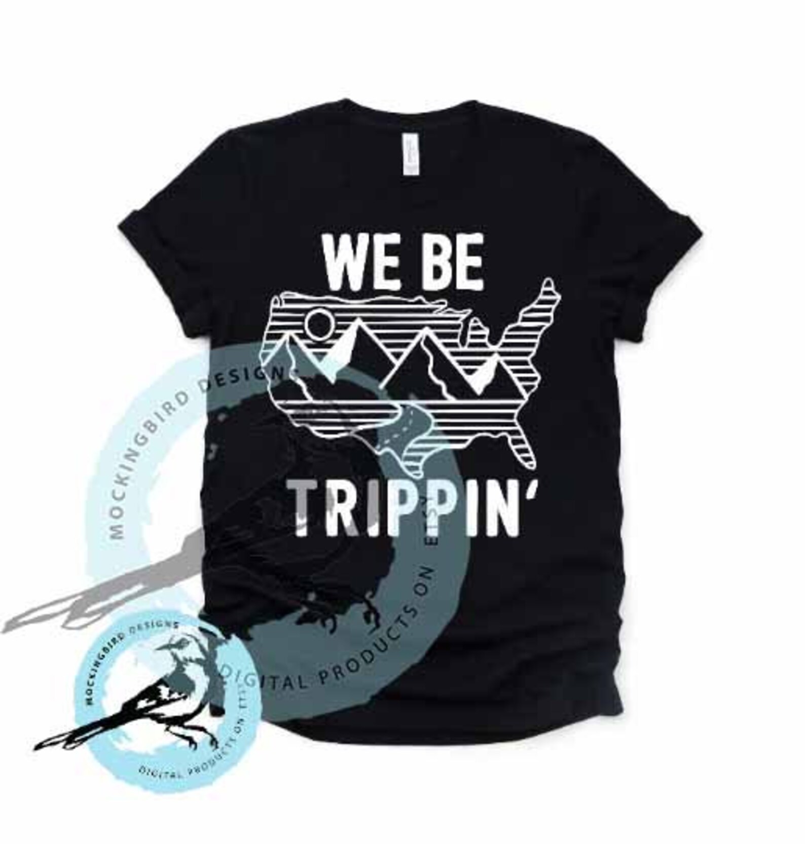Digital We Be Trippin' Svg Travel Svg Trippin Svg Etsy