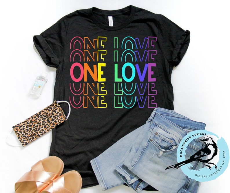 Download One Love svg Black Lives Matter svg LGBTQ pride svg Gay | Etsy