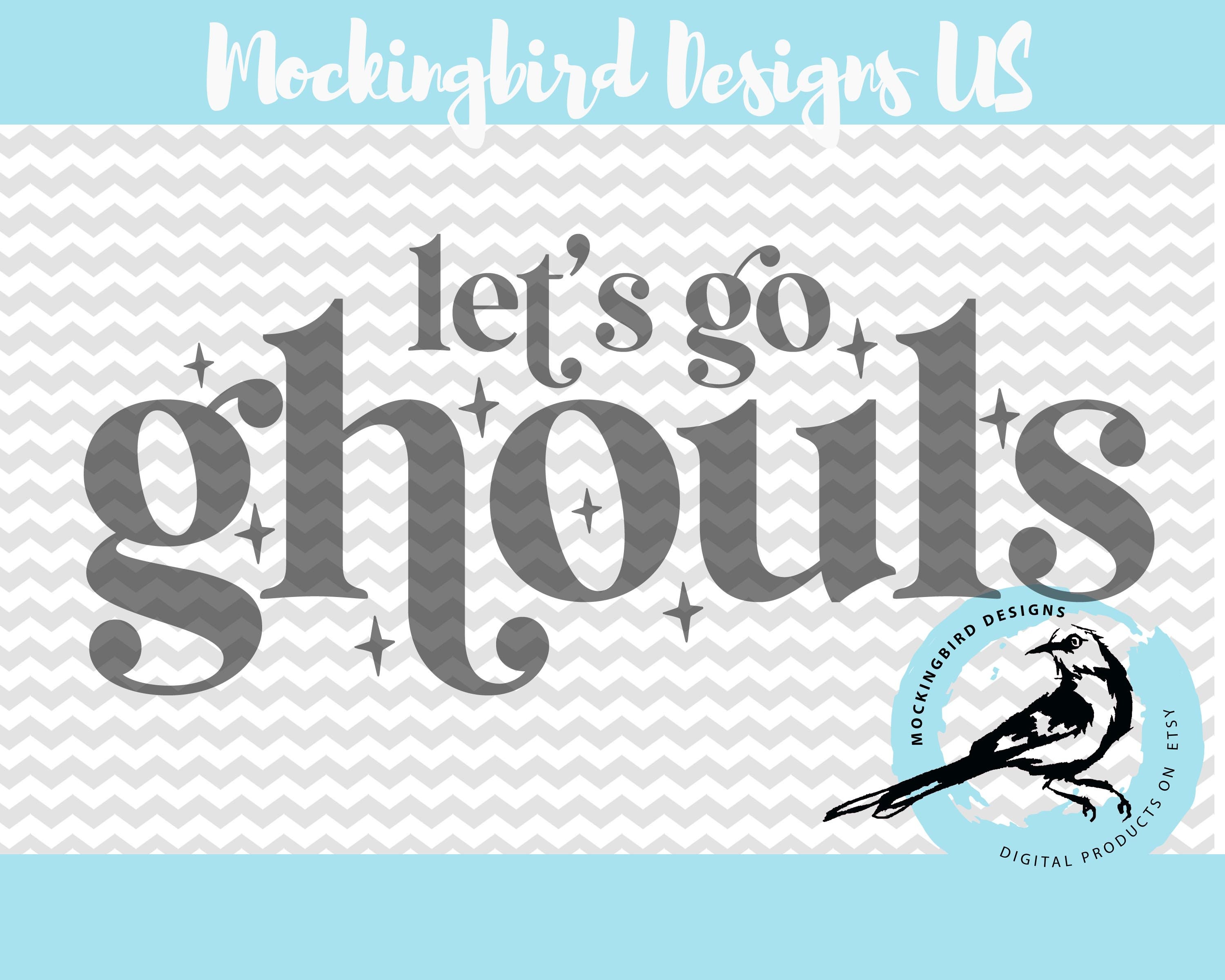 Halloween Svg Let's Go Ghouls Svg Funny Halloween Svg - Etsy