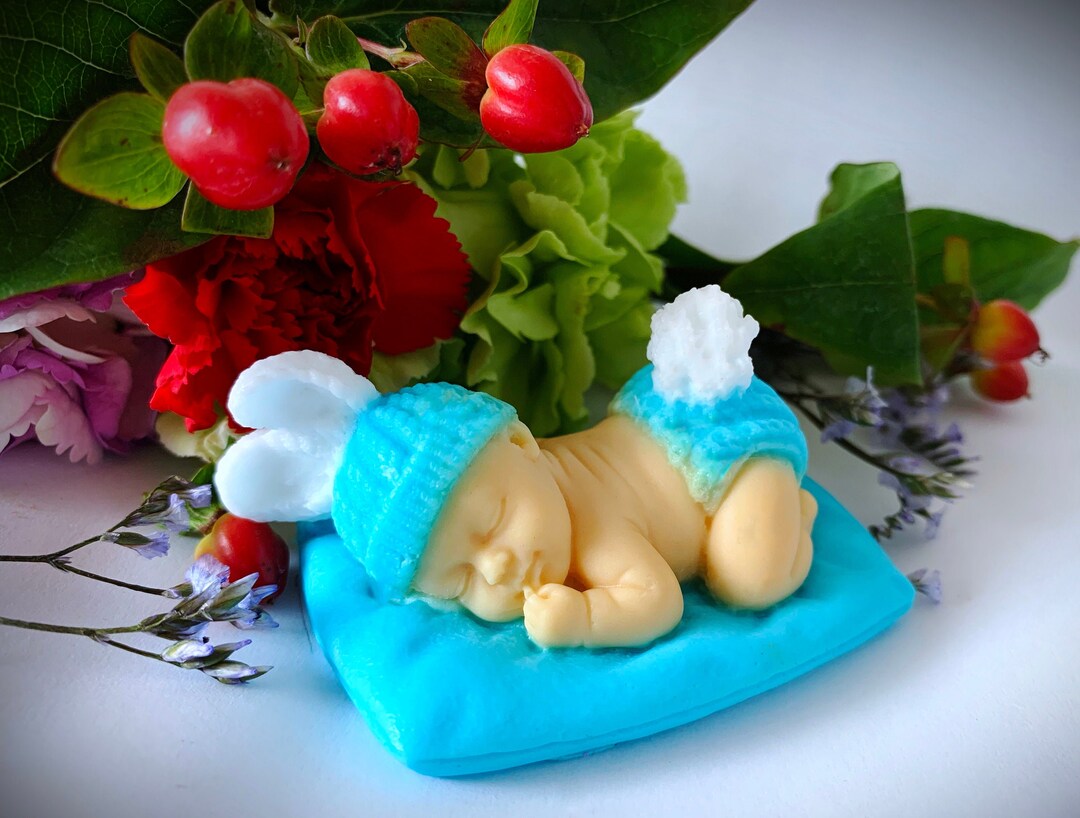 Newborn Sleeping Baby Soap Baby Shower Soaps Party Favor Etsy