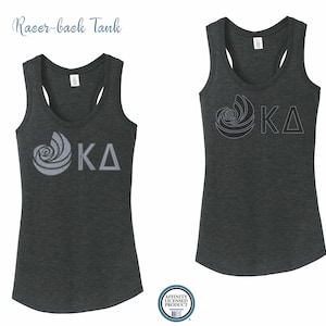 KD Kappa Delta Cartas Racer-back Tank