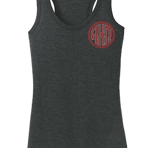 AXO Alpha Chi Omega Monogram Racer-back Tank