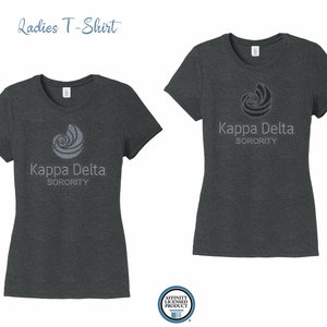 Kappa Delta Sorority Logo Camiseta para Damas