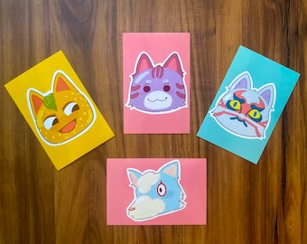 KOOP 2 KRIJG 1 GRATIS ** Animal Crossing Mini Prints