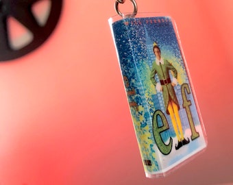 ELF Christmas Decoration - VHS mini keychain
