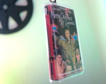 David Bowie Christmas - VHS mini keychain