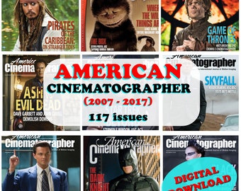 AMERICAN CINEMATOGRAPHER Magazine 117 issues | 2007 to 2017 | PDF Digital Download