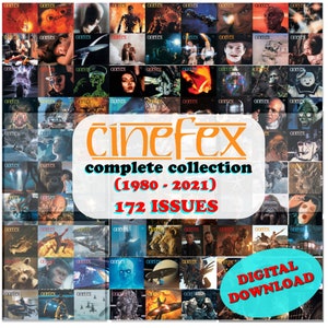 CINEFEX Magazine FULL Collection 172 issues 1980 to 2021 PDF Digital Download Bild 1