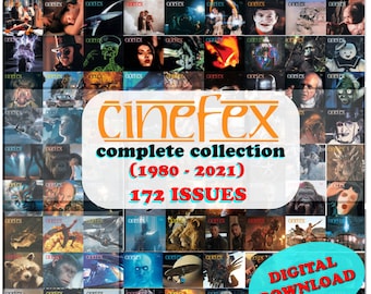 CINEFEX Magazine FULL Collection 172 issues | 1980 to 2021 | PDF Digital Download